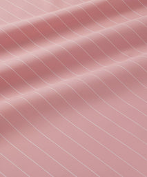 Pink & White Classic Fit Double Cuff Downing Pin Stripe Formal Shirt