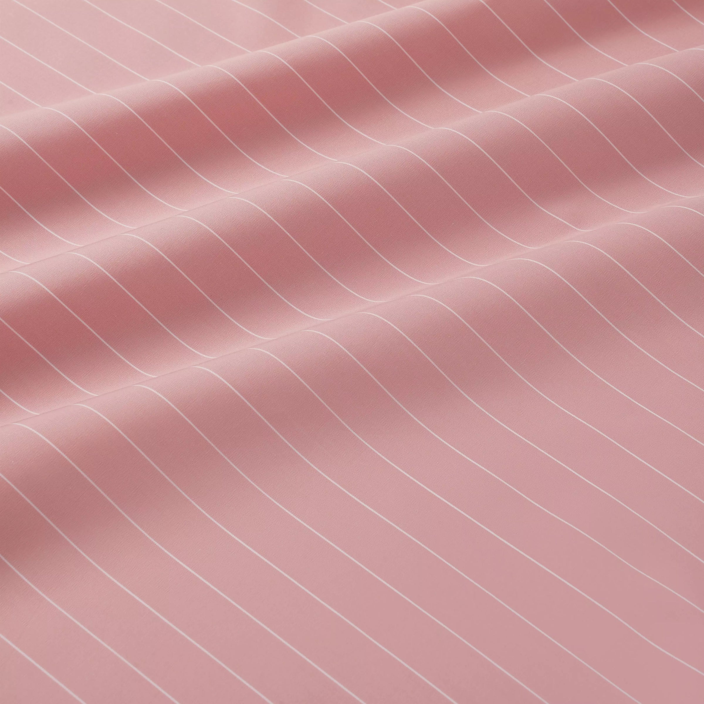 Pink & White Classic Fit Double Cuff Downing Pin Stripe Formal Shirt
